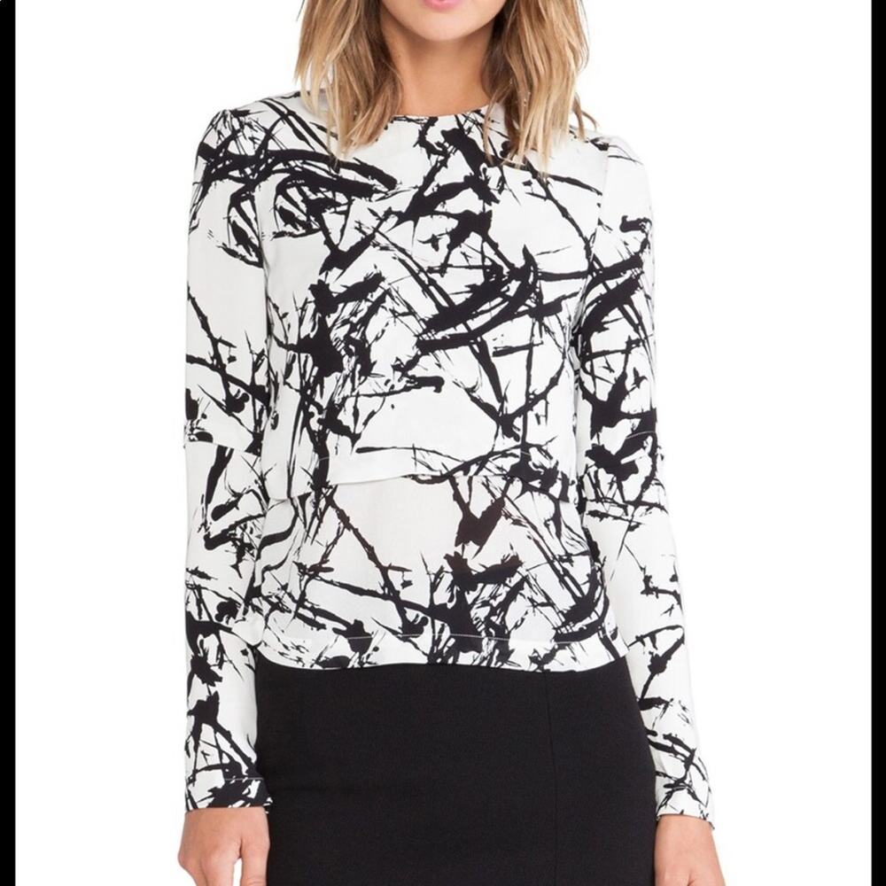 A.L.C. Abstract Layered Blouse - image 8